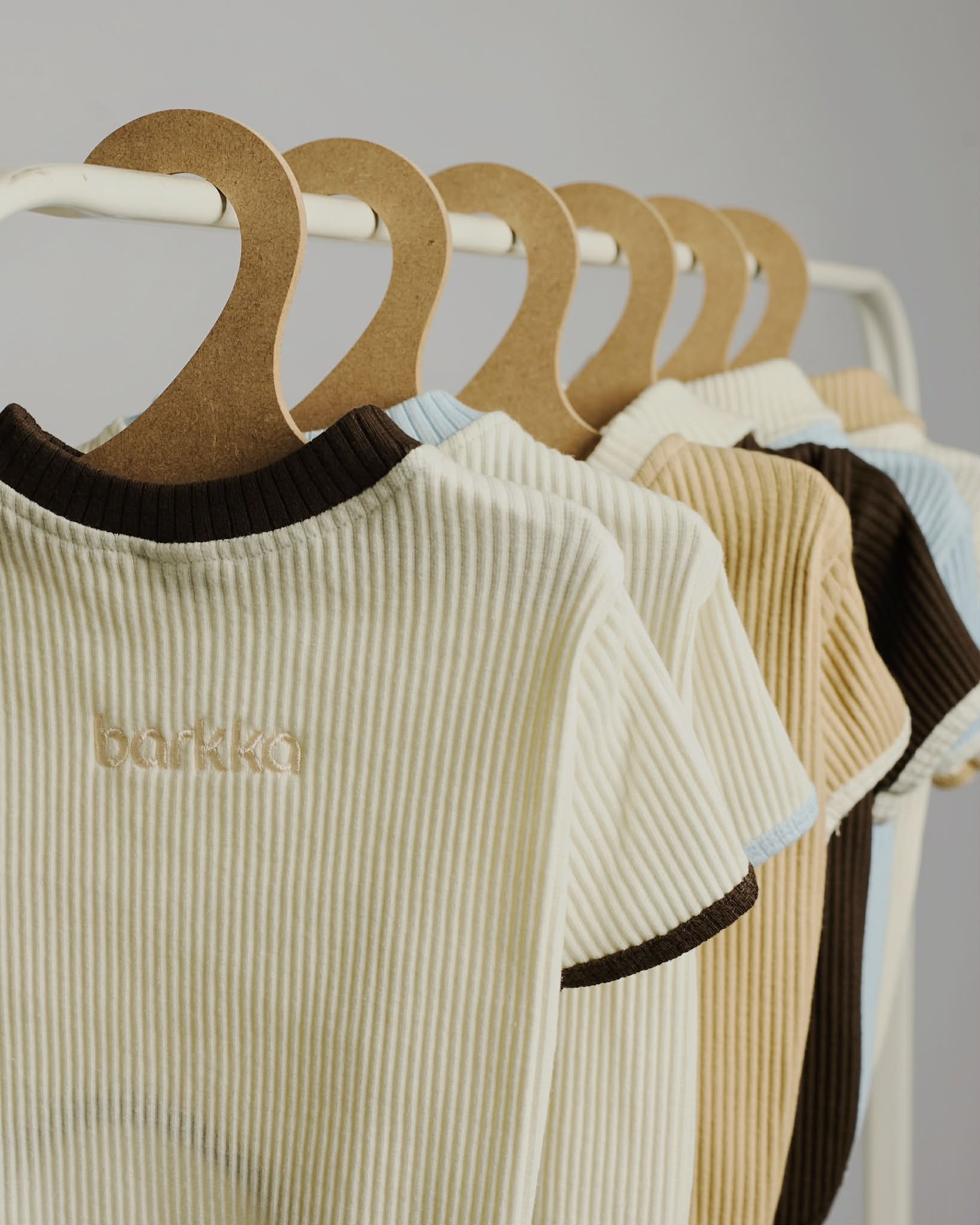 Club Polo - Soft Rib / Dark Brown-Ivory